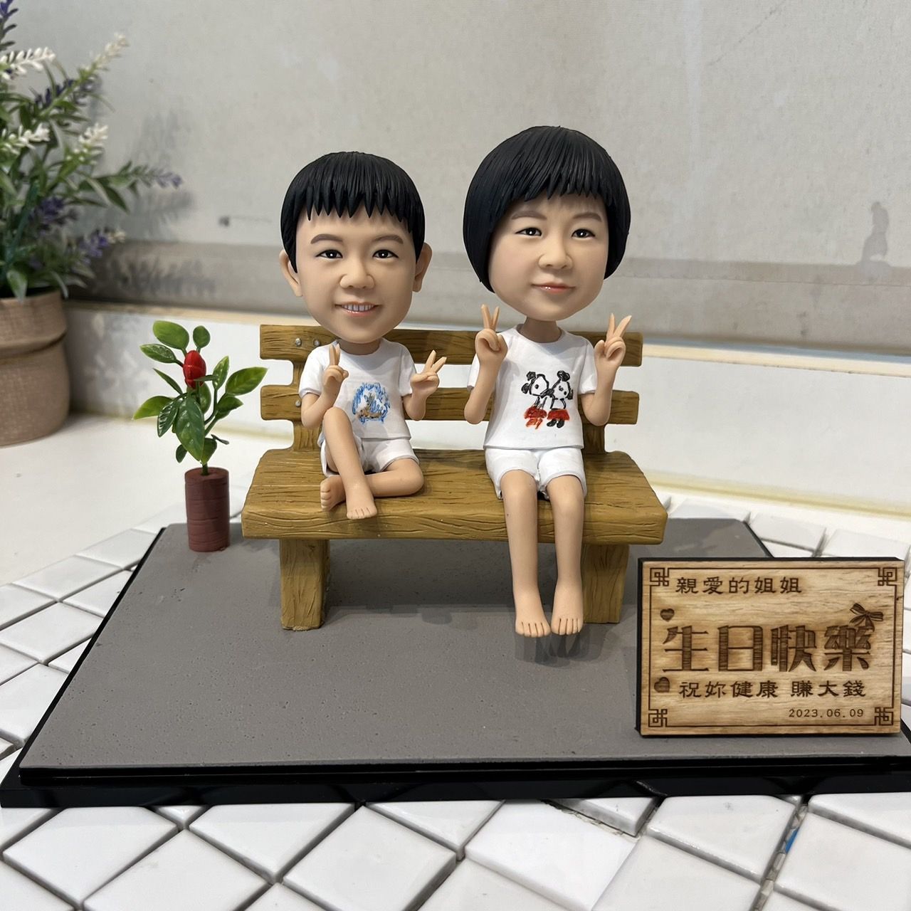 生日派對公仔場景組