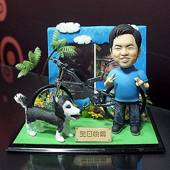 優游自在公仔場景組