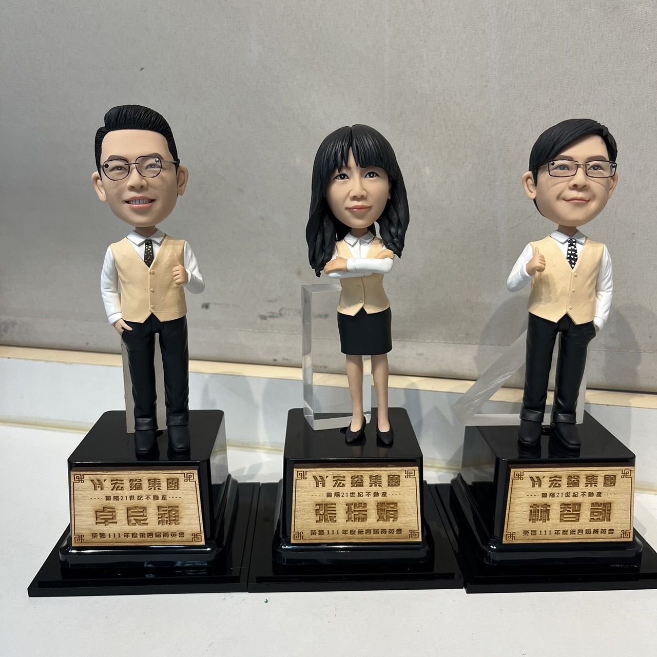 獎座公仔場景組