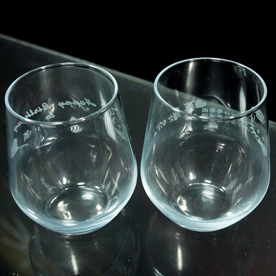 玻璃酒杯雕刻-009